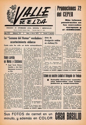 N&uacute;mero 0819 - 6 de mayo de 1972