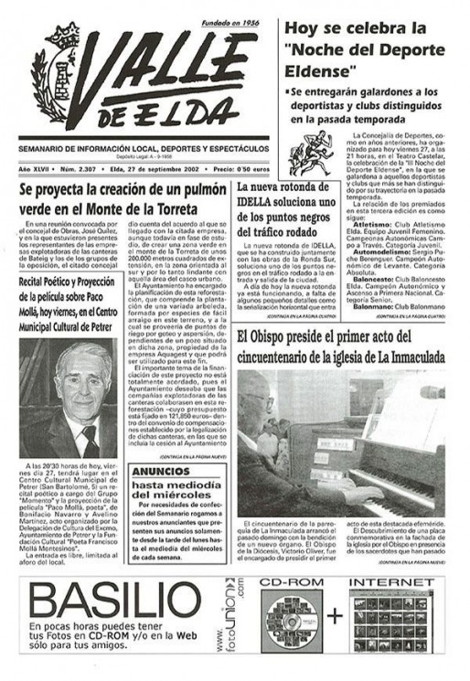 N&uacute;mero 2.307<span>27 de septiembre de 2002</span>