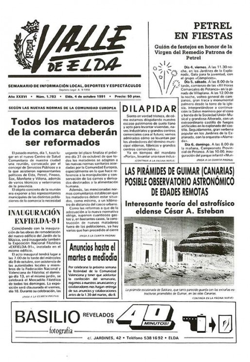 N&uacute;mero 1.783<span>4 de octubre de 1991</span>