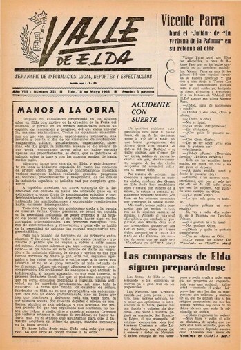 N&uacute;mero 0351 - 18 de mayo de 1963