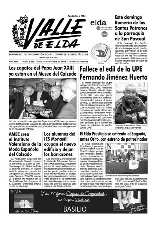 N&uacute;mero 2.398<span>15 de octubre de 2004</span>