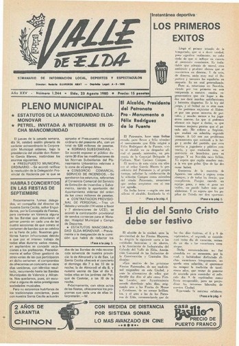 N&uacute;mero 1.244 - 23 de agosto de 1980