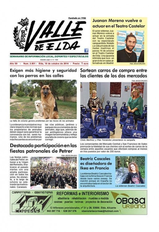 N&uacute;mero 2.831<span>10 de octubre de 2014</span>