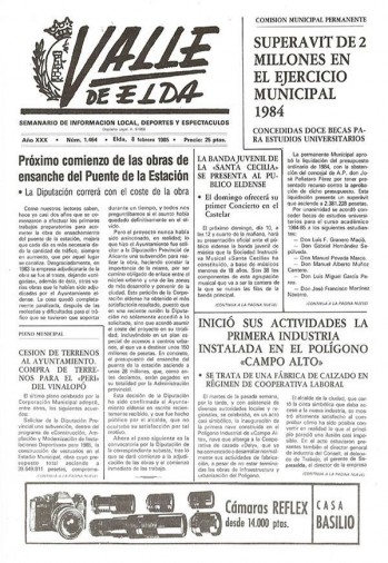 N&uacute;mero 1.464 - 8 de febrero de 1985