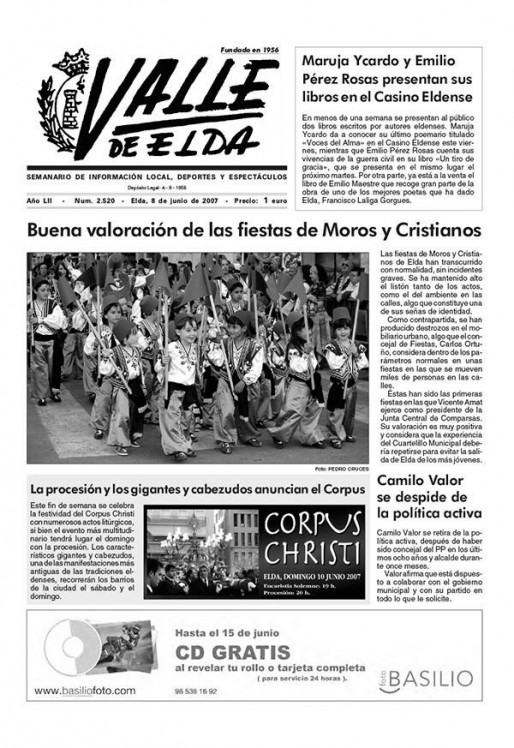 N&uacute;mero 2.520<span>08 de junio de 2007</span>