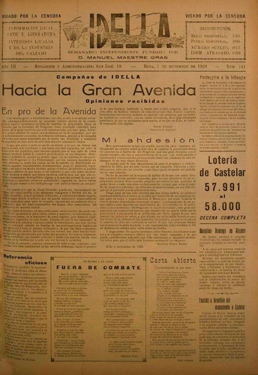 Idella n&ordm; 141<span>A&ntilde;o 1928</span>