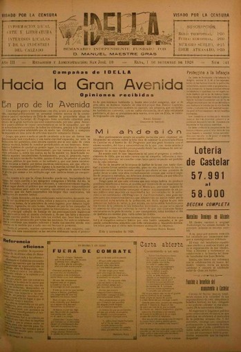 Idella n&ordm; 141 - A&ntilde;o 1928
