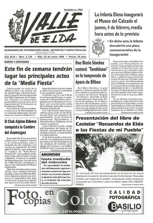 N&uacute;mero 2.135<span>22 de enero de 1999</span>