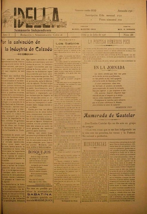 Idella n&ordm; 026<span>A&ntilde;o 1926</span>