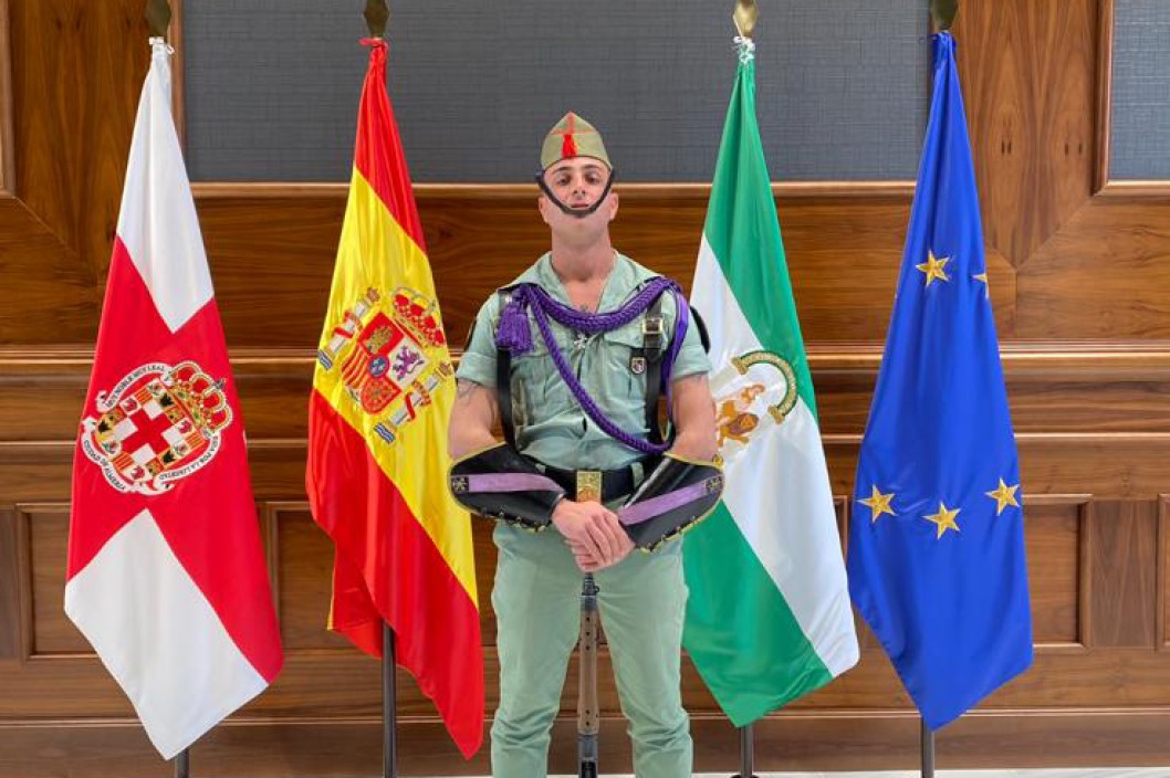 El eldense Adri&aacute;n Maqueda participar&aacute; en el Desembarco de La Legi&oacute;n en M&aacute;laga