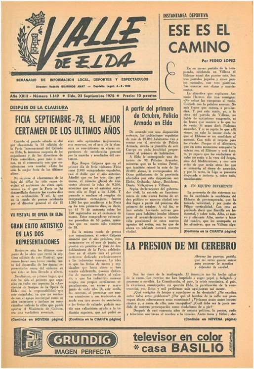 N&uacute;mero 1.149<span>23 de septiembre de 1978</span>