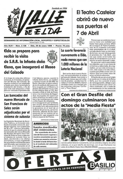 N&uacute;mero 2.136<span>29 de enero de 1999</span>