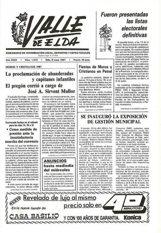 N&uacute;mero 1.573<span>8 de mayo de 1987</span>