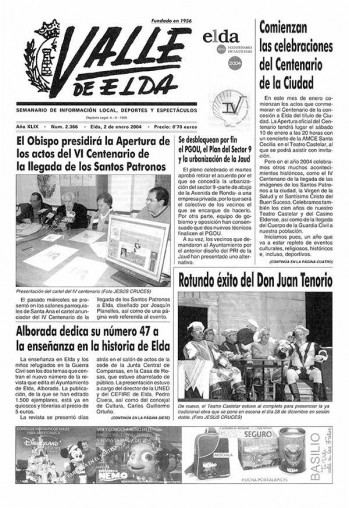 N&uacute;mero 2.366 - 2 de enero de 2004