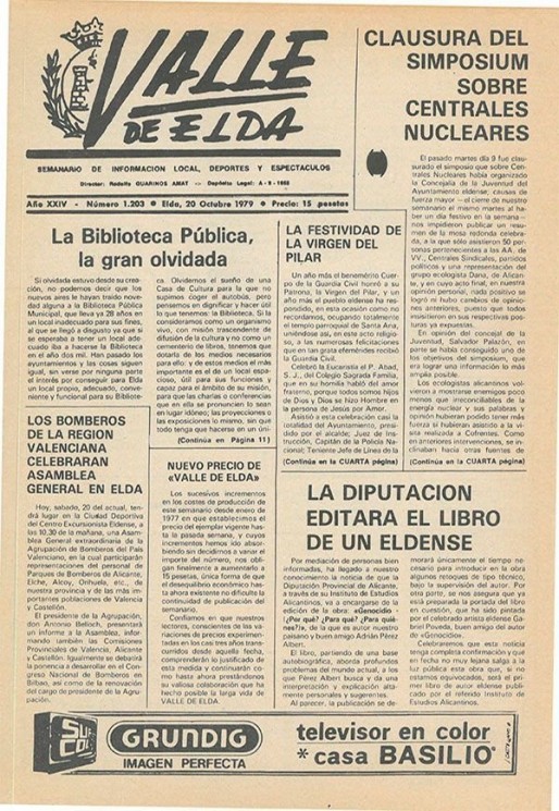 N&uacute;mero 1.203<span>20 de octubre de 1979</span>