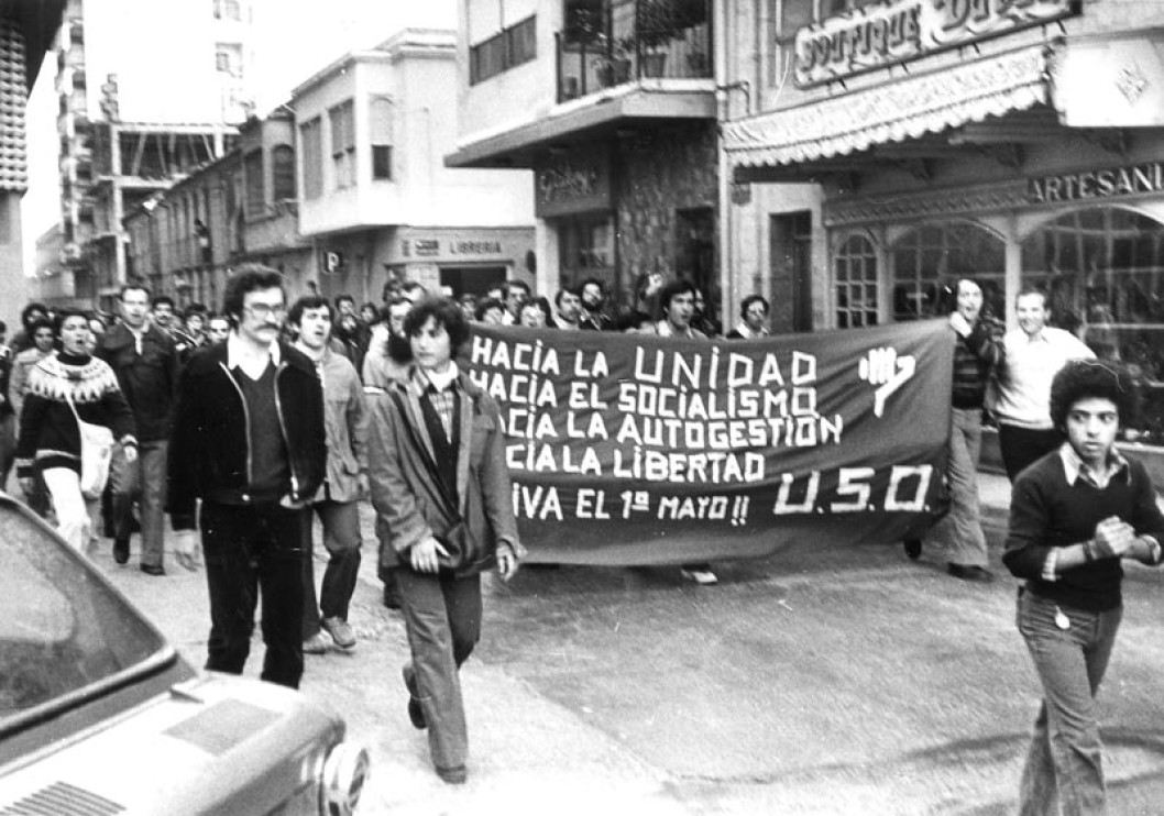 Un Primero de Mayo de transici&oacute;n