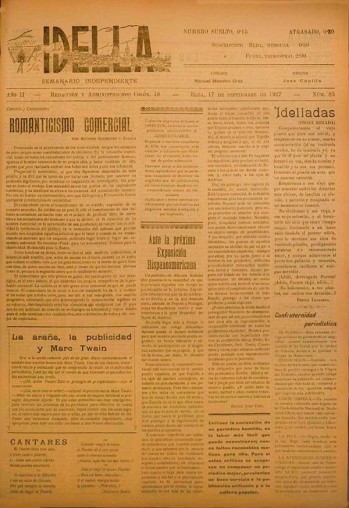 Idella n&ordm; 083 - A&ntilde;o 1927