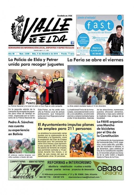 N&uacute;mero 2.839<span>5 de diciembre de 2014</span>