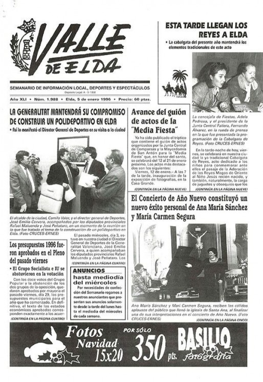 N&uacute;mero 1.988<span>5 de enero de 1996</span>