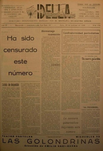 Idella n&ordm; 174 - A&ntilde;o 1929