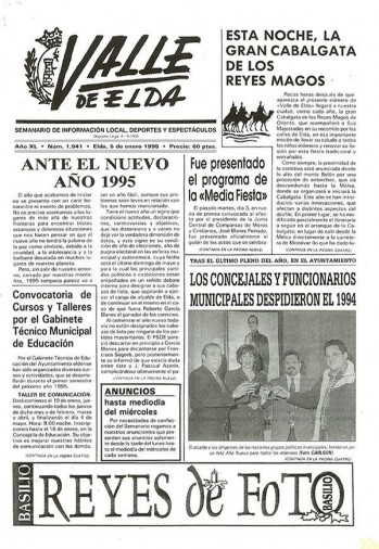 N&uacute;mero 1.941 - 5 de enero de 1995