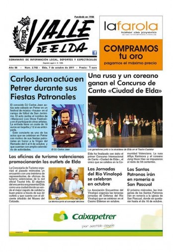 N&uacute;mero 2.702 - 7 de octubre de 2011