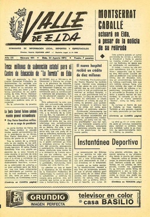 N&uacute;mero 0991<span>23 de agosto de 1975</span>