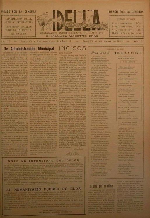 Idella n&ordm; 132<span>A&ntilde;o 1928</span>