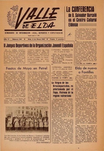 N&uacute;mero 0245 - 5 de mayo de 1961