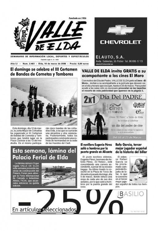 N&uacute;mero 2.463<span>10 de marzo de 2006</span>