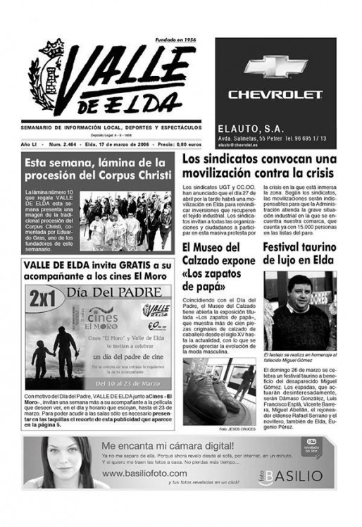 N&uacute;mero 2.464<span>17 de marzo de 2006</span>