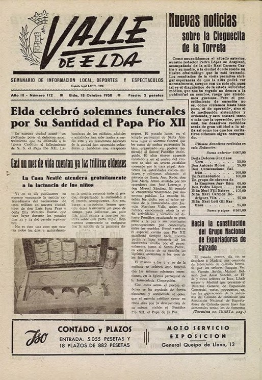 N&uacute;mero 0112<span>18 de octubre de 1958</span>