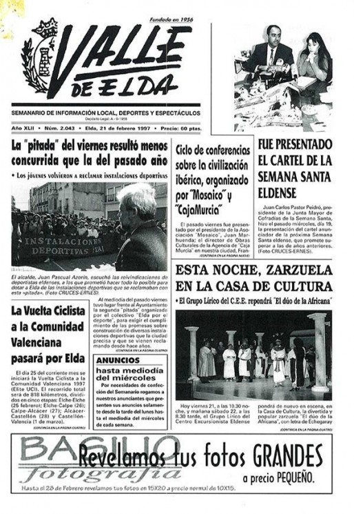 N&uacute;mero 2.043<span>21 de febrero de 1997</span>