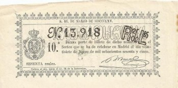Elda y la Loter&iacute;a de Navidad de 1865