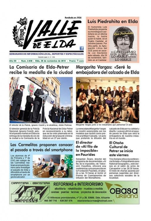 N&uacute;mero 2.838<span>28 de noviembre de 2014</span>