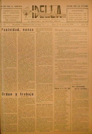 Idella n&ordm; 127 - A&ntilde;o 1928