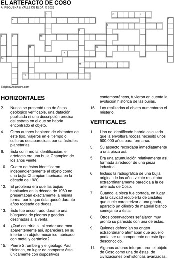 El artefacto de coso
