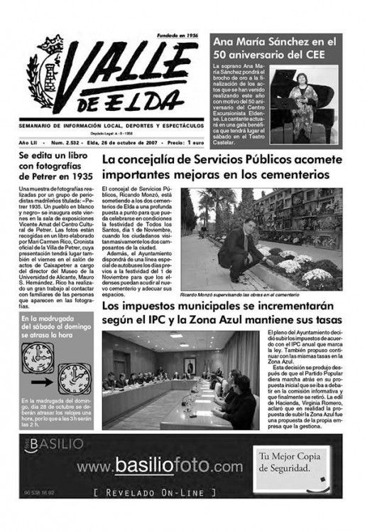 N&uacute;mero 2.532<span>26 de octubre de 2007</span>