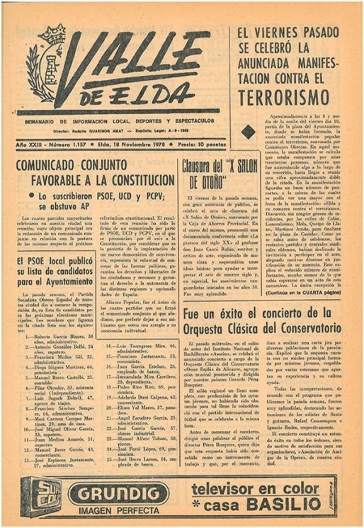N&uacute;mero 1.157<span>18 de noviembre de 1978</span>