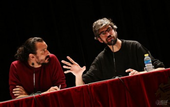 Los actores Javier Botet y David Pareja ofrecieron una clase magistral de cine en Petrer