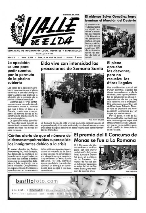 N&uacute;mero 2.511<span>05 de abril de 2007</span>