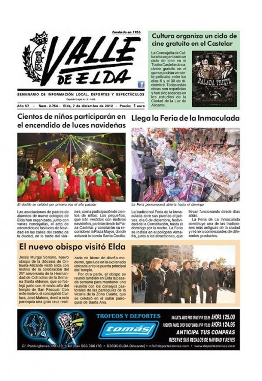 N&uacute;mero 2.754<span>7 de diciembre de 2012</span>