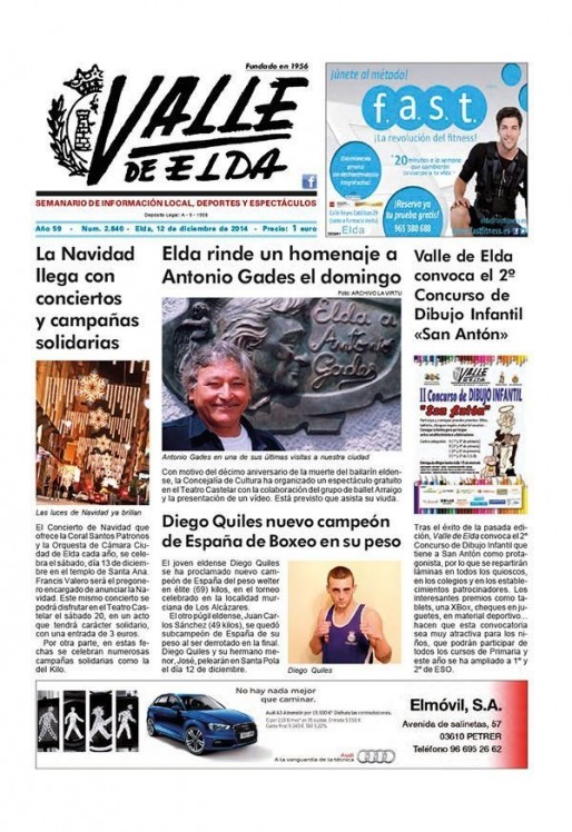 N&uacute;mero 2.840<span>12 de diciembre de 2014</span>