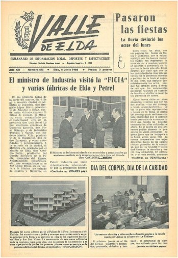 N&uacute;mero 0615 - 8 de junio de 1968
