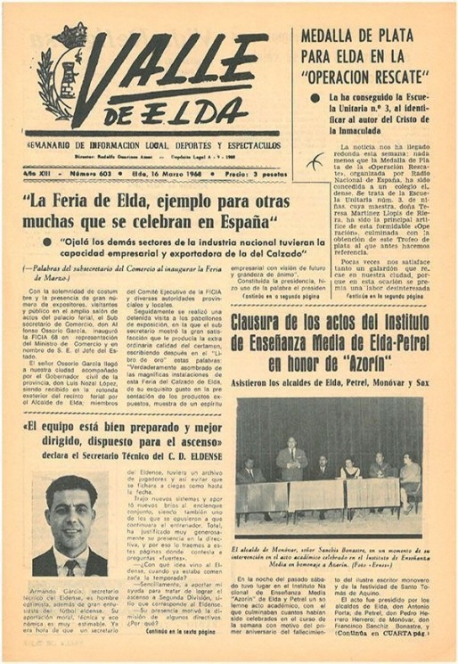 N&uacute;mero 0603<span>16 de marzo de 1968</span>