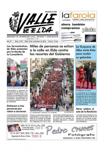 N&uacute;mero 2.751 - 16 de noviembre de 2012