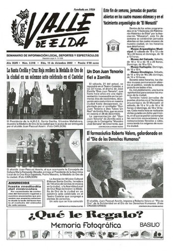 N&uacute;mero 2.318 - 13 de diciembre de 2002