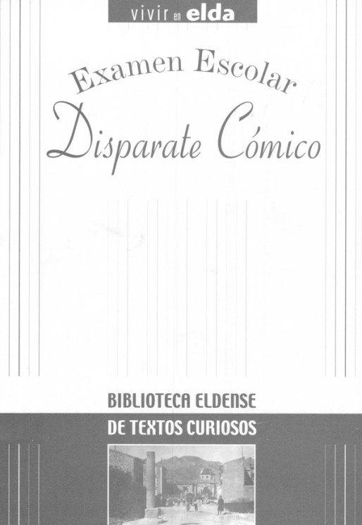 Examen escolar disparate c&oacute;mico