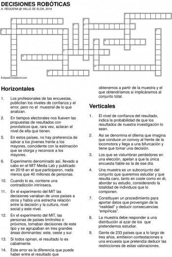 Decisiones rob&oacute;ticas