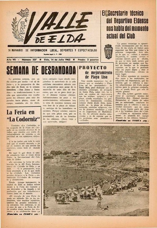 N&uacute;mero 0307<span>14 de julio de 1962</span>